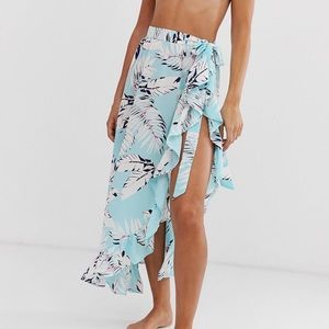 ASOS unique21 Size 8 tie sarong beach coverup